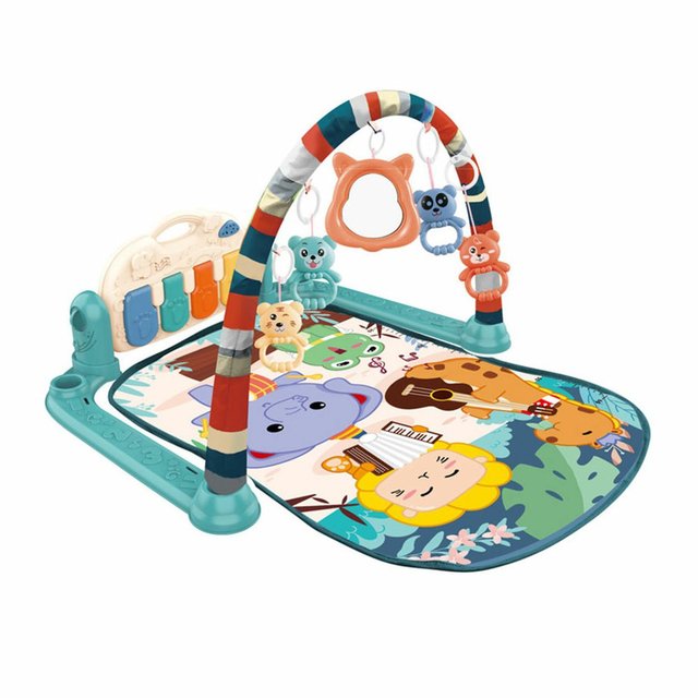 Stojak muzyczny dla dzieci - fortepian i mata do zabawy klawiatura dywan - puzzle dywan dla niemowląt, Playmat Gym - Crawling Pad - zabawki wczesnej edukacji - Wianko - 6