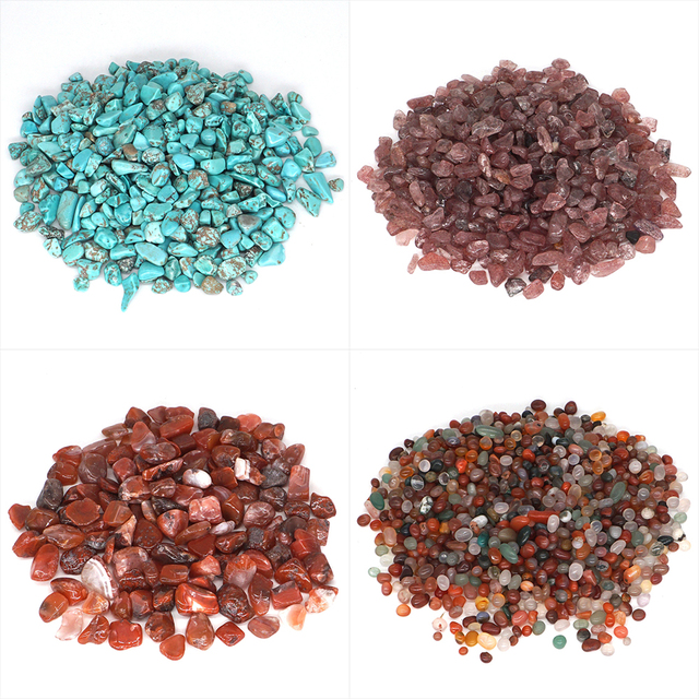 Naturalne kamienie uzdrawiające kryształy Mini - surowa ruda Rock żwir (50/100g) - Wianko - 5