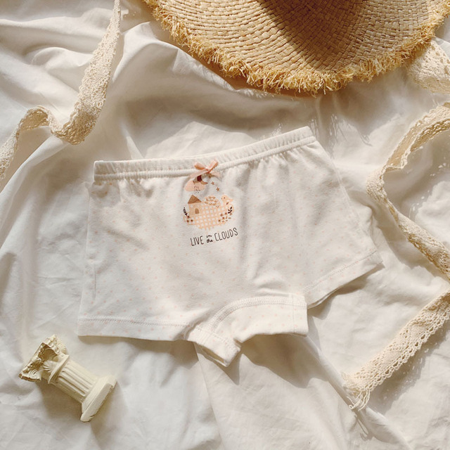 Bawełniana bielizna dziewczęca na co dzień, 5 sztuk - najniższe spodenki pod spodniami, oddychające - Wianko - 66