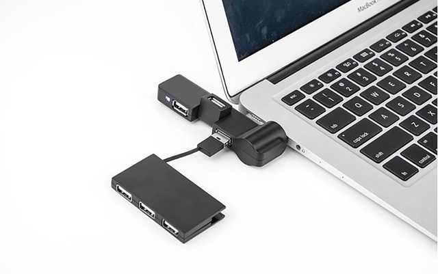 Piasta USB Hub Mini USB 2.0 4-Port Splitter dla PC Laptop Notebook - wysoka prędkość, urządzenia peryferyjne - Wianko - 8