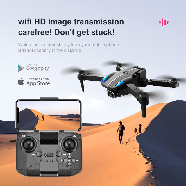 Nowy profesjonalny dron KY907 z podwójnym 4K HD aparatem, unikaniem przeszkód, FPV i kontrolą przez aplikację RC - zabawka dla chłopców - Wianko - 13