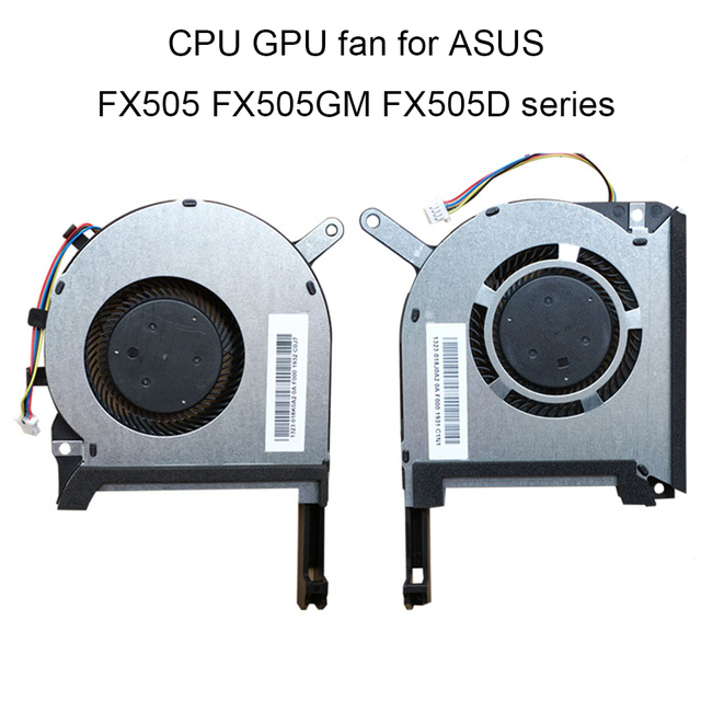 Wentylator procesora i karty graficznej do ASUS TUF Gaming FX505 - nowy 13NR00S0M11111 13NR00S0M12011 - Wianko - 1