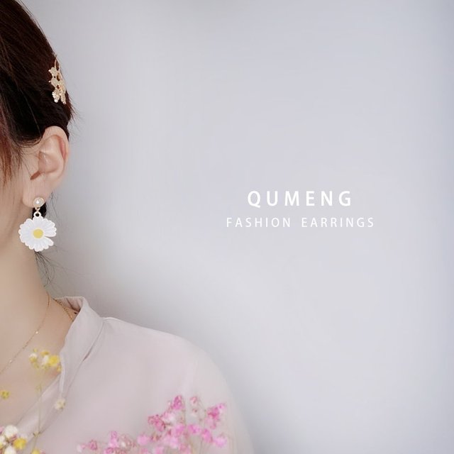 Nowe perłowe kolczyki QUMENG 2020 - świeży design, wyjątkowa koreańska moda dla kobiet - Wianko - 20
