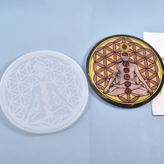 Formy silikonowe Astrologia Astrolabe - 5 stylów transparentnej żywicy epoksydowej - DIY ozdoby dekoracyjne do biżuterii - Wianko - 7