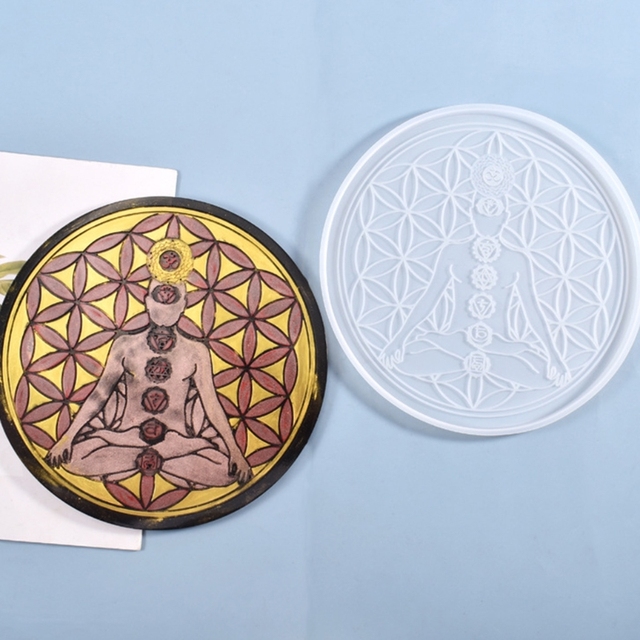 Formy silikonowe Astrologia Astrolabe - 5 stylów transparentnej żywicy epoksydowej - DIY ozdoby dekoracyjne do biżuterii - Wianko - 8