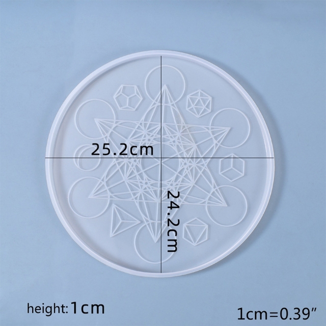 Formy silikonowe Astrologia Astrolabe - 5 stylów transparentnej żywicy epoksydowej - DIY ozdoby dekoracyjne do biżuterii - Wianko - 10