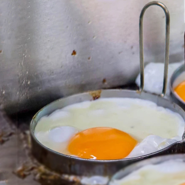 Foremka do smażenia jajek i naleśników - Omlet ze stali nierdzewnej jajko sadzone dekoracje - Wianko - 5