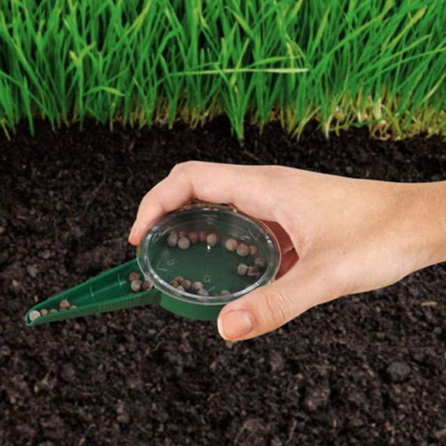 Seed Sower ręczny do siewu, 2 szt., 5-poziomowa regulacja, wzrost jakości artykułów ogrodowych - Wianko - 6