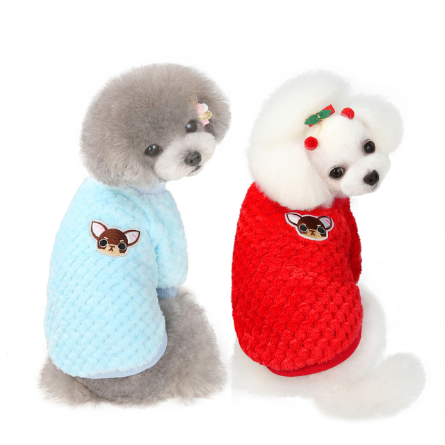 Miękka bluza z kapturem dla psa - Zimowe ubranie dla małych psów Yorkshire, Yorkie, Pomorskie, Maltańskie - Wianko - 5
