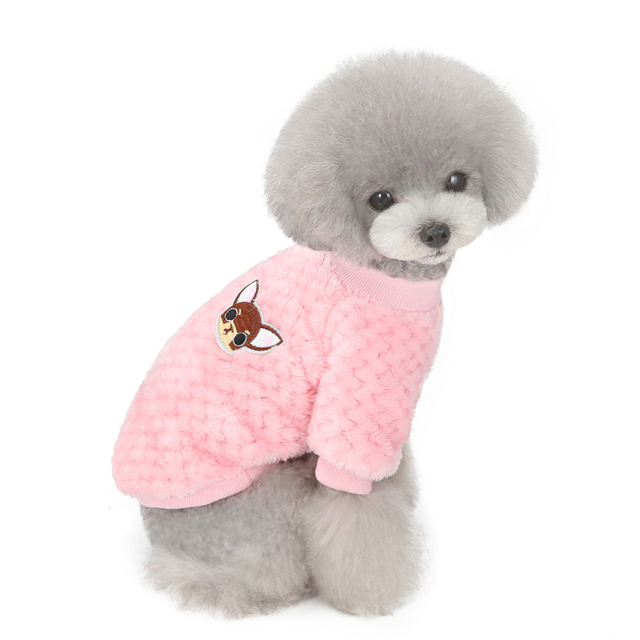 Miękka bluza z kapturem dla psa - Zimowe ubranie dla małych psów Yorkshire, Yorkie, Pomorskie, Maltańskie - Wianko - 11