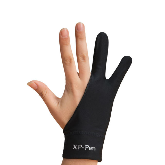 Rękawiczki artystyczne anti-porastające na Tablet graficzny z podświetlanym wyświetlaczem i śledzeniem - XP-Pen HUION WACOM - S/M/L - Wianko - 2
