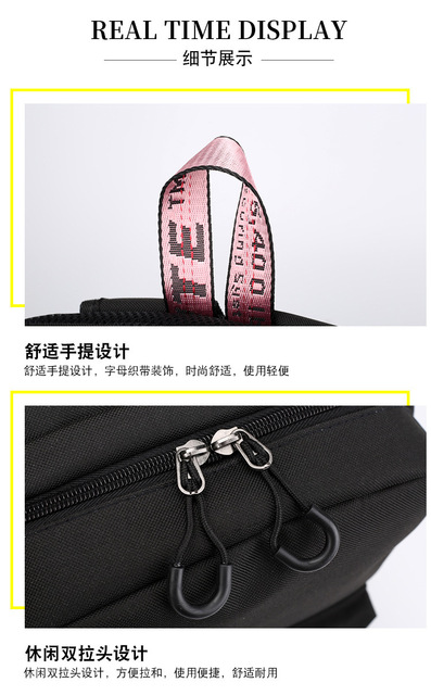 Plecak Tik Tok z portem USB dla nastolatków - Wianko - 11