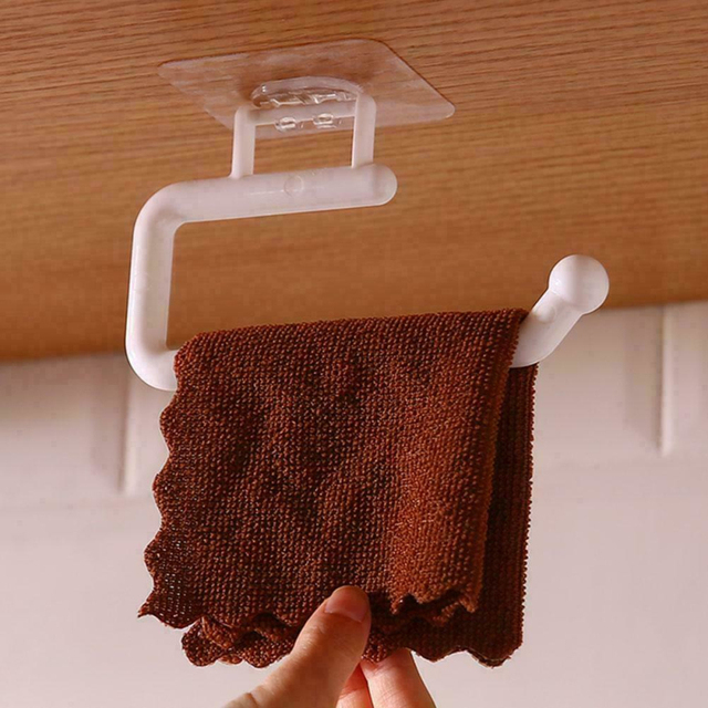 Wieszak na ręczniki, stojak na papier kuchenny i uchwyt na rolkę papieru do łazienki - akcesoria toaletowe - Wianko - 6