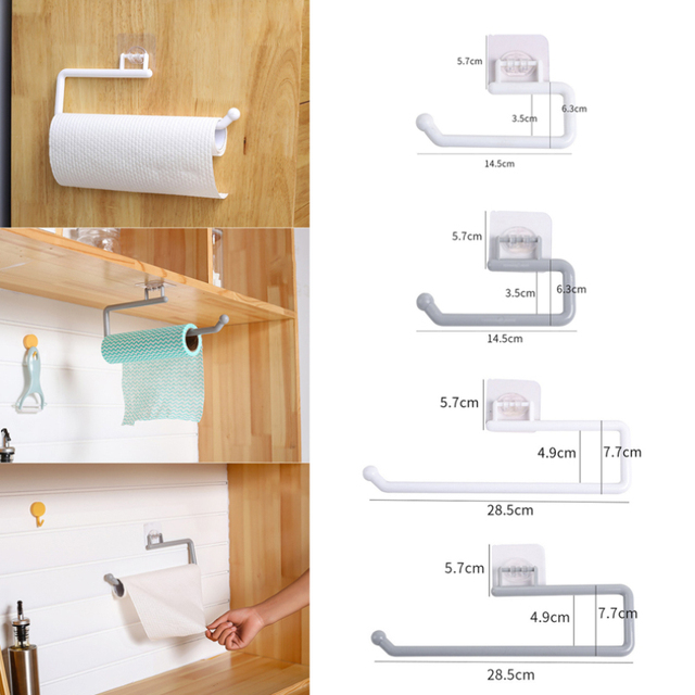 Wieszak na ręczniki, stojak na papier kuchenny i uchwyt na rolkę papieru do łazienki - akcesoria toaletowe - Wianko - 11
