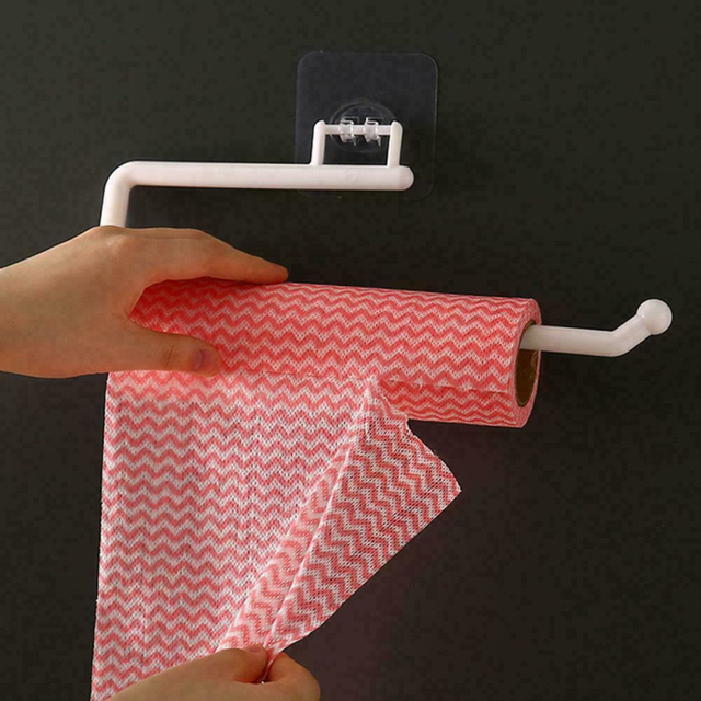 Wieszak na ręczniki, stojak na papier kuchenny i uchwyt na rolkę papieru do łazienki - akcesoria toaletowe - Wianko - 4