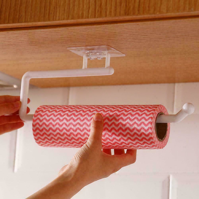 Wieszak na ręczniki, stojak na papier kuchenny i uchwyt na rolkę papieru do łazienki - akcesoria toaletowe - Wianko - 2