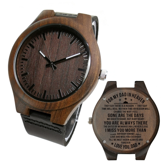 Pasek zegarek kwarcowy z lampką nocną personalizowany - idealny prezent na Dzień Ojca - Wianko - 8