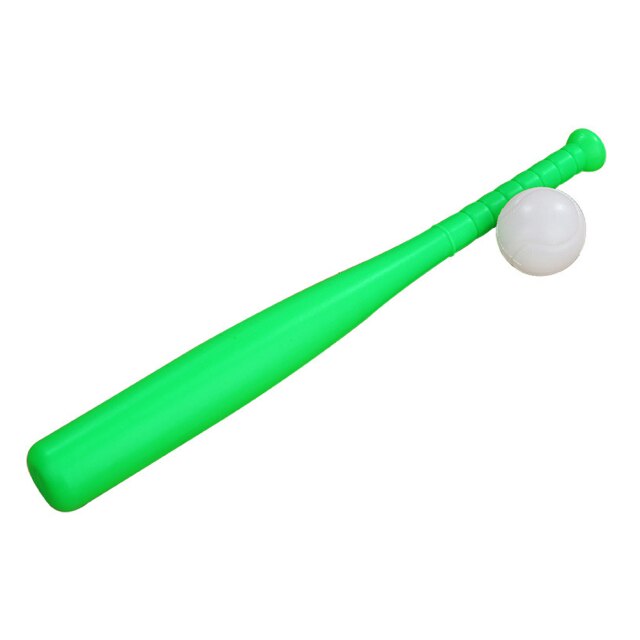 Zestaw 4 dziecięcych kijów bejzbolowych Softball z plastikowym nietoperzem i miękką piłką do baseballa - zabawka dla dzieci w wieku przedszkolnym do gry na świeżym powietrzu - Wianko - 6