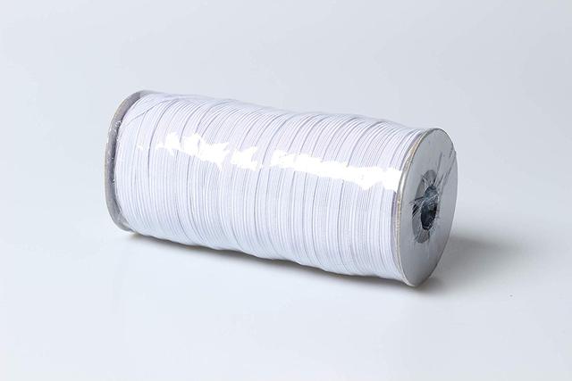 Biała elastyczna opaska o szerokości 6mm na szpuli o długości 40m - Wianko - 4