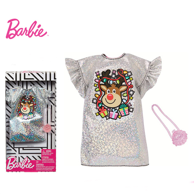 Lalka Barbie GGG49-52 z akcesoriami i modnymi strojami, w tym bluzką i koszulą, dla codziennych ubiorów i festiwalowych stylizacji - zabawka księżniczka - Wianko - 8