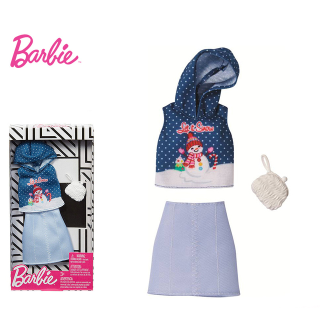 Lalka Barbie GGG49-52 z akcesoriami i modnymi strojami, w tym bluzką i koszulą, dla codziennych ubiorów i festiwalowych stylizacji - zabawka księżniczka - Wianko - 2