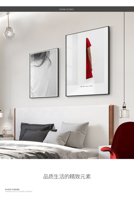 Malarstwo plakaty i wydruk w czarno-białym minimalistycznym stylu do salonu i sypialni - Abstrakcyjne spotkanie serca na płótnie - Wianko - 2