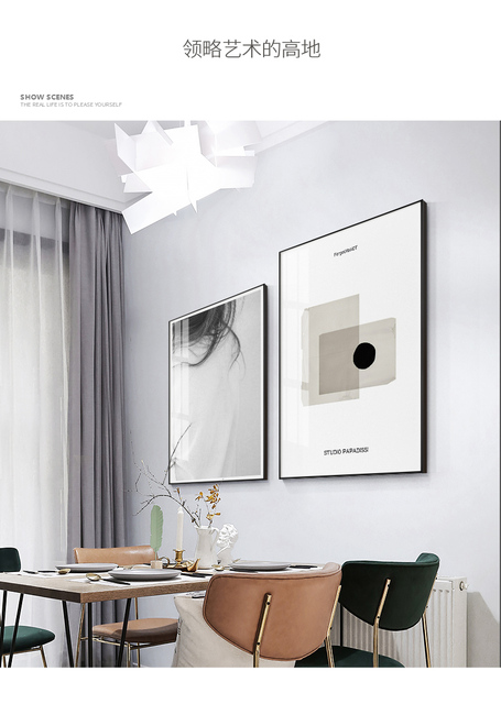 Malarstwo plakaty i wydruk w czarno-białym minimalistycznym stylu do salonu i sypialni - Abstrakcyjne spotkanie serca na płótnie - Wianko - 10