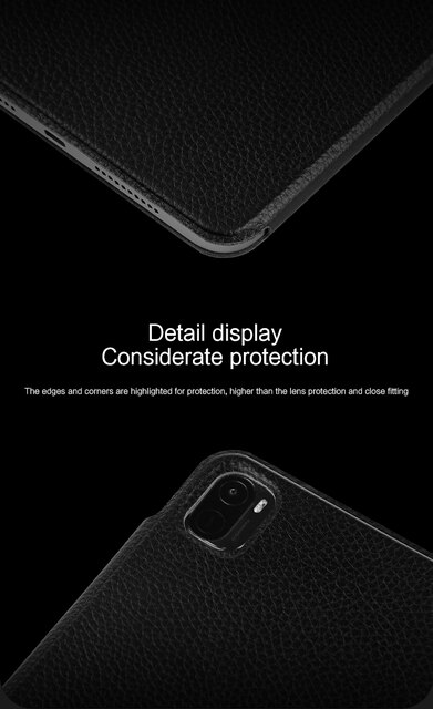 Smart Case skóra bydlęca do tabletu XiaoMi Pad 5 Pro 11 2021 - magnetyczna osłona adsorpcyjna z MiPad 5 Pro MiPad5 - skórzana powłoka - Wianko - 7