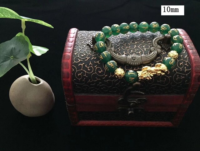 Bransoletka Feng Shui Pixiu z poziomem 7A, wykonana z materiału alloy, dla mężczyzn i kobiet - bogactwo, szczęście, amulet, biżuteria - Wianko - 1