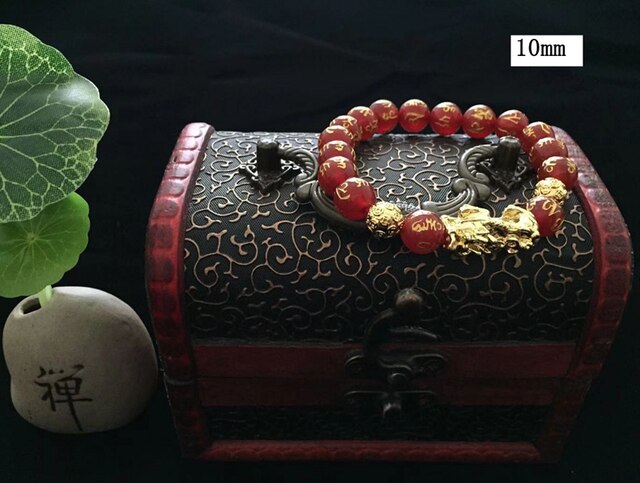 Bransoletka Feng Shui Pixiu z poziomem 7A, wykonana z materiału alloy, dla mężczyzn i kobiet - bogactwo, szczęście, amulet, biżuteria - Wianko - 6