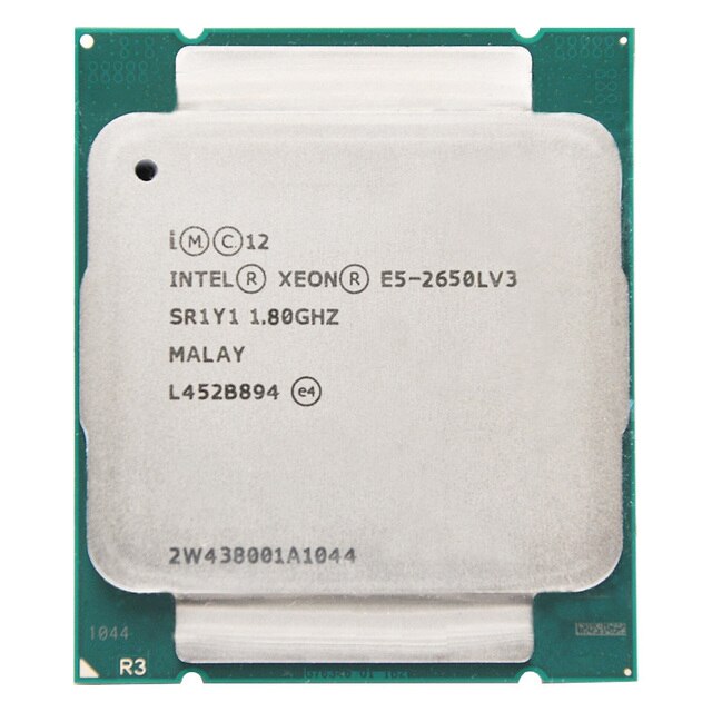 Procesor Intel Xeon E5-2650LV3 1.8GHz 12-rdzeń LGA2011-3 dla płyty głównej X99 - Wianko - 1