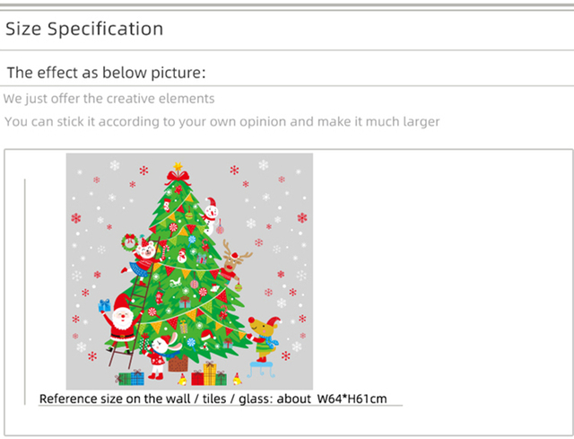 DIY Świąteczne naklejki na szkło - święty mikołaj, drzewo, płatki śniegu do salonu i sklepu - Wianko - 5