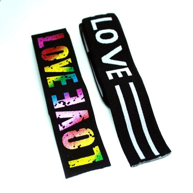 Wykwintna elastyczna opaska do spódnicy o wysokiej jakości - litera „Miłość” w nowym stylu mody - Wianko - 2
