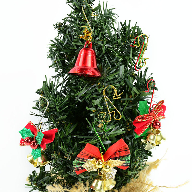 Haczyki ozdoba świąteczna na choinkę w kształcie litery S - zestaw 50 szt - Wianko - 3
