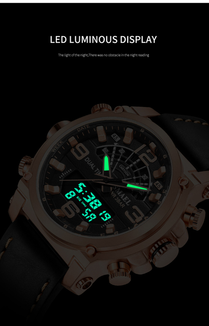 Męski zegarek luksusowy bransoletka kwarcowa 30M wodoodporny z luminous hands SL-6012 - Wianko - 9