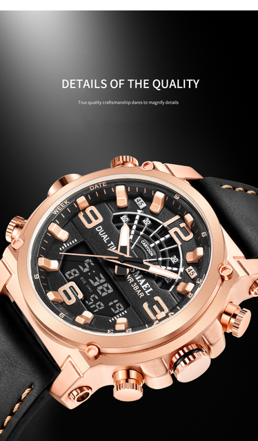Męski zegarek luksusowy bransoletka kwarcowa 30M wodoodporny z luminous hands SL-6012 - Wianko - 7