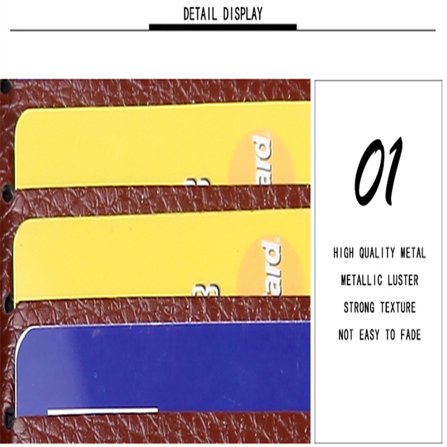 Męska długa kopertówka na zamek, skórzany portfel ze slotem na karty, czarna - Wianko - 7