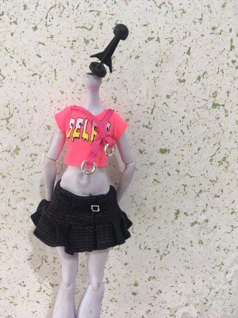 Sukienka spódnica dla lalek Bratz Handmade, 1/6 skala Monster High, DIY dekory, modowa odzież dla lalek - Wianko - 33