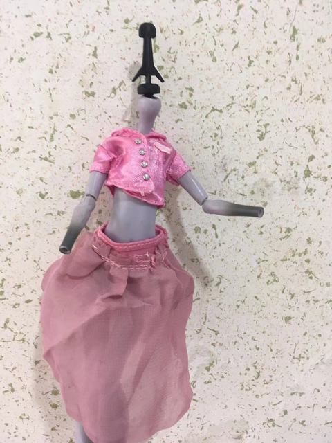 Sukienka spódnica dla lalek Bratz Handmade, 1/6 skala Monster High, DIY dekory, modowa odzież dla lalek - Wianko - 31