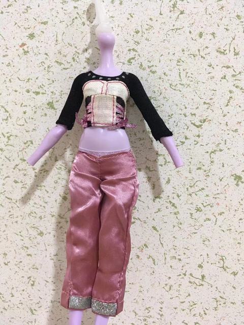 Sukienka spódnica dla lalek Bratz Handmade, 1/6 skala Monster High, DIY dekory, modowa odzież dla lalek - Wianko - 11