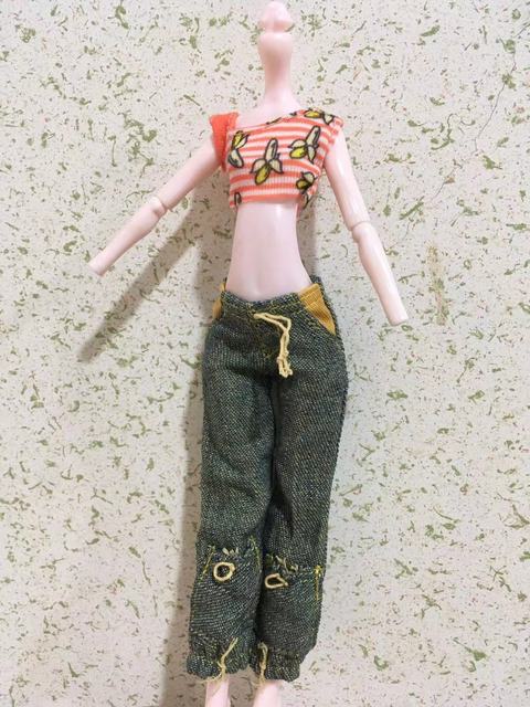 Sukienka spódnica dla lalek Bratz Handmade, 1/6 skala Monster High, DIY dekory, modowa odzież dla lalek - Wianko - 20