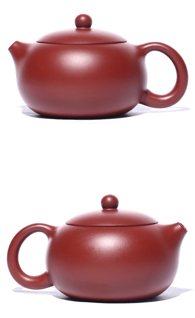 Dzbanek do herbaty Xishi z Yixingiem, 270ml, purpurowa glina, filtr z otworem, autentyczny, handmade - Wianko - 6