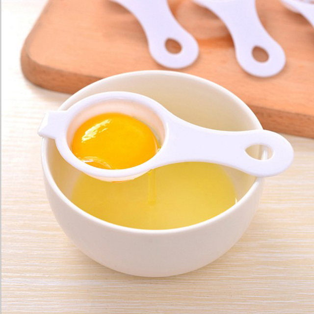 Plastikowy separator jaj, do oddzielania białka i żółtka, narzędzie kuchenne do gotowania jaj - 1 szt - Wianko - 6
