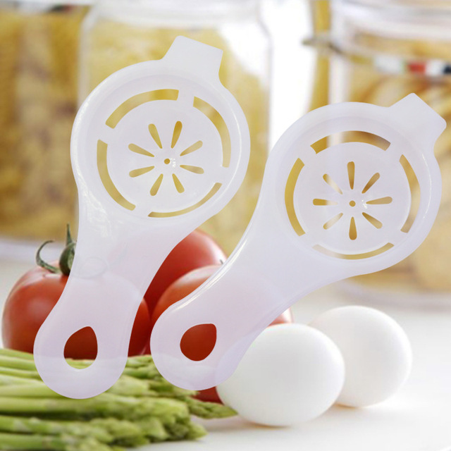 Plastikowy separator jaj, do oddzielania białka i żółtka, narzędzie kuchenne do gotowania jaj - 1 szt - Wianko - 2