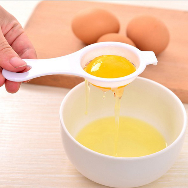 Plastikowy separator jaj, do oddzielania białka i żółtka, narzędzie kuchenne do gotowania jaj - 1 szt - Wianko - 7