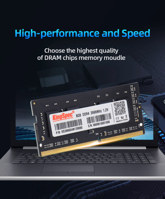 Pamięć RAM KingSpec DDR4 8GB 2666MHz 1.2V dla laptopa Dell 7577/ASUS Vivobook - Wianko - 6