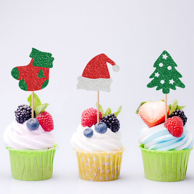 Ozdoba do dekorowania tortu, wykaszarki choinka, bałwanek, płatek śniegu z 14 szt. świątecznych ciastek na świąteczne przyjęcia i dekoracje ślubne - Wianko - 3