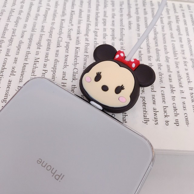 Disney Spiderman Venom Mickey Minnie Stitch - Etui ochronne dla iPhone z zabawkowym kablem USB typu C Kawaii - Wianko - 14