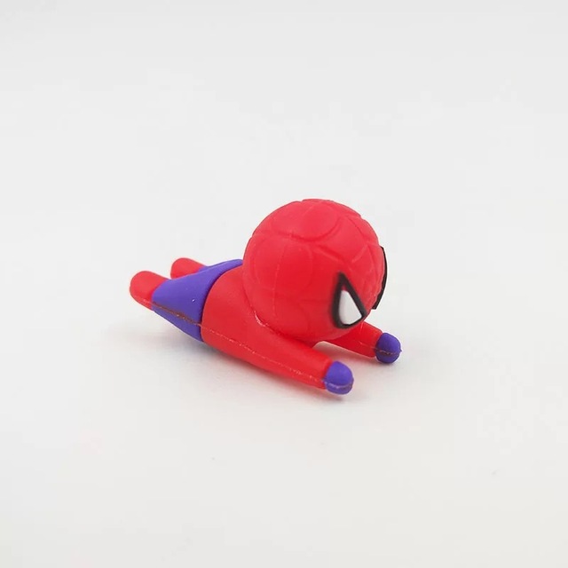 Disney Spiderman Venom Mickey Minnie Stitch - Etui ochronne dla iPhone z zabawkowym kablem USB typu C Kawaii - Wianko - 6