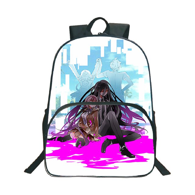 Plecak Anime Danganronpa Monokuma - wzór niedźwiedzia, podróżny, na laptopa (Mochila Torba Studentka Nastolatka Szkoła Książka Podróż) - Wianko - 9